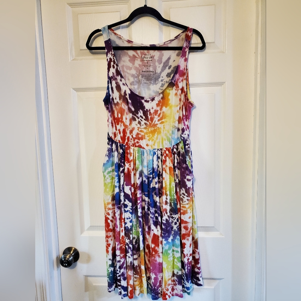Torrid pride collection -tie dye dress size 0